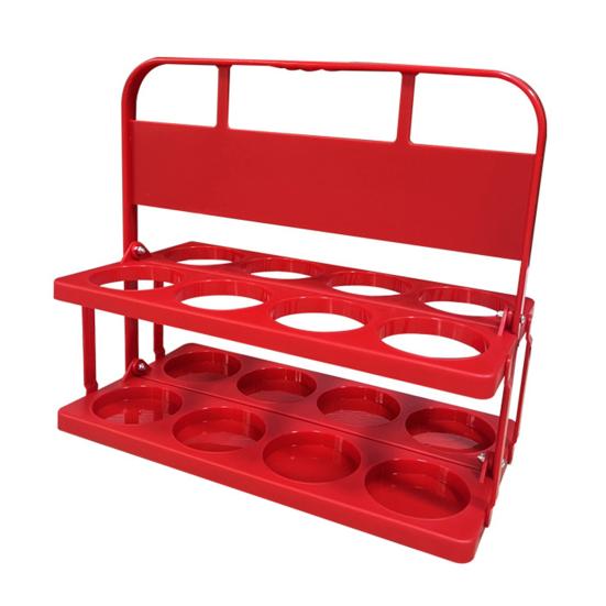 Складной держатель для бутылок с водой для спортсменов, складная стойка для стаканов с 8 отверстиями, переносной держатель для спортивной корзины для путешествий и активного отдыха