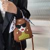 Женские высококачественные ПУ-сумки с шарфом, милые кросс-боди сумки на плечо, модные аксессуары для глаз