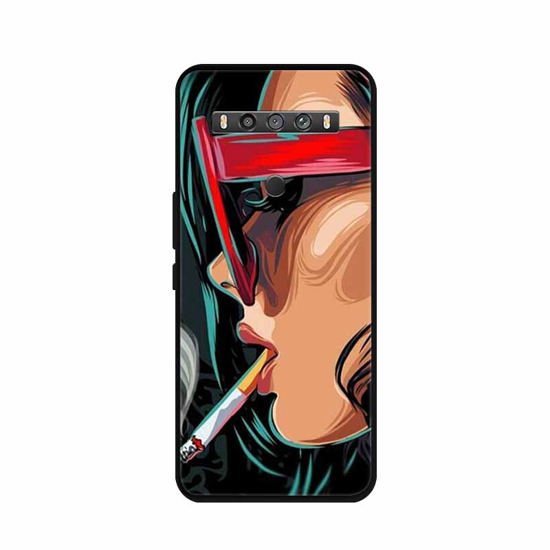 Для TCL 10 5G UW Чехол Животные Силикон ТПУ Мягкая Крышка Телефон Coque Для TCL 10 SE TCL10 5G UW Capa Ударопрочный Мультяшный Волк Funda