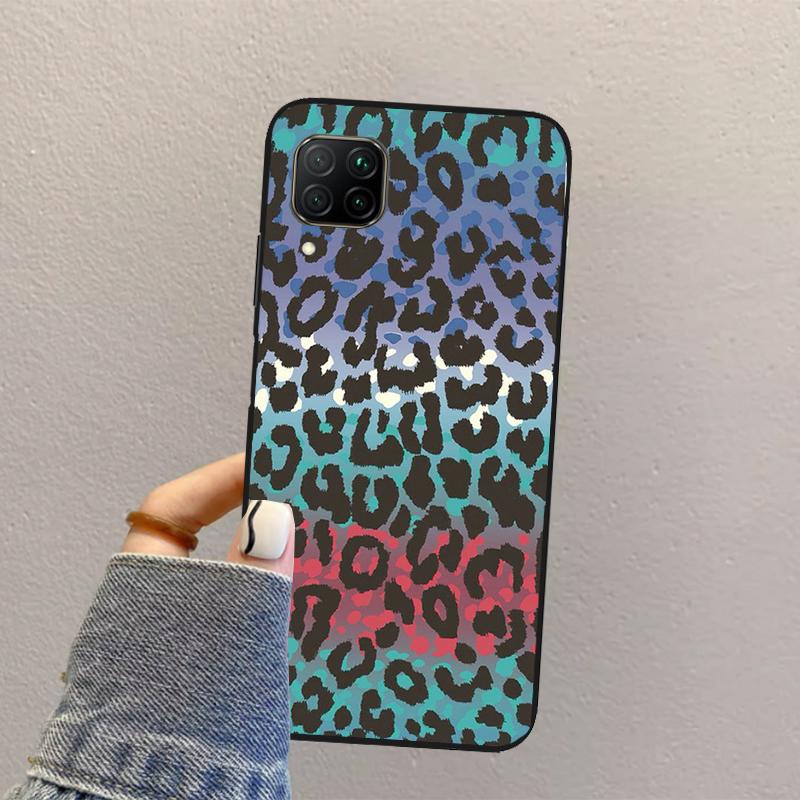 Чехол с леопардовым принтом для Huawei Nova 10 9 SE 8i 11i 12i 12s Y60 Y61 Y70 Y90 Y72 Y73 Y91 P60 Pro P40 P30 Lite
