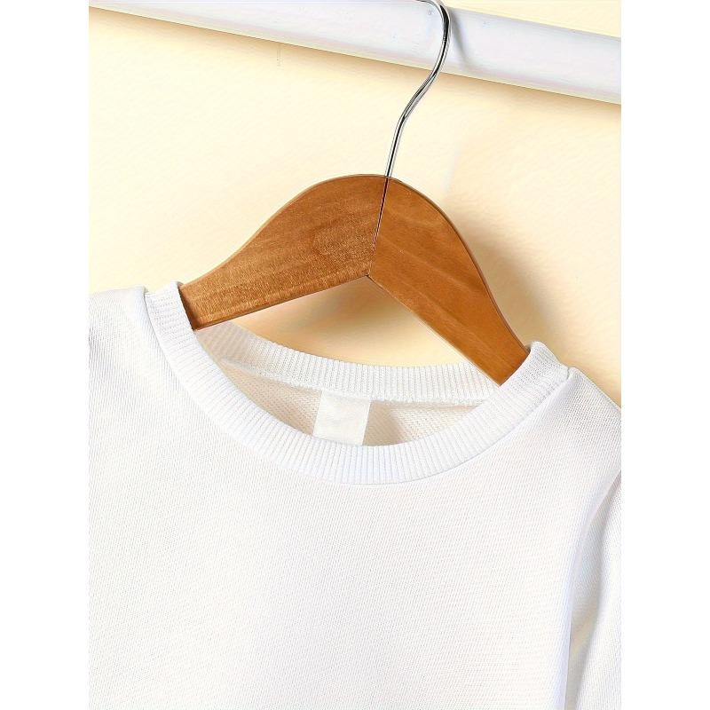 European sizes Cute And Easy Print Design, Comfortable Round-Neck Sweatshirt for Kids