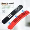 Silicone Remote Case Anti-Slip Protective Controller Sleeve 360 Degree Protection Shockproof Remote Control Case for TCL RC902V/802NU1