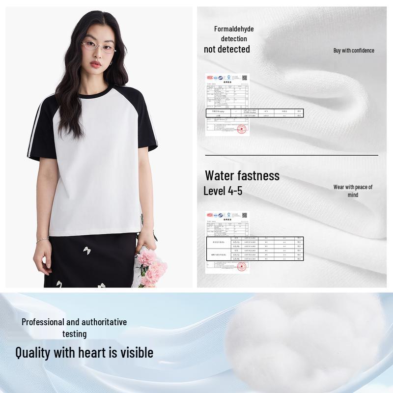 MINISO Женский спортивный костюм с коротким рукавом и шортами
