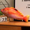 1PCS Creative Colorful Fish Cushion Pillow Simulated Sea Fish Figurine Sofa Living Room Decoration Ornaments Plush Cloth Doll Office Nap Pillows