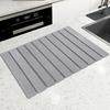 Drying Mat Fast Dry Super Absorbent Foldable Floor Mat Eco-Friendly Diatomaceous Earth Drying Mat for Kitchen Bathroom