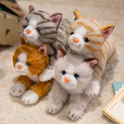 Мягкая игрушка-кошка в виде котенка с татуировками, плюшевая кукла-кошка, успокаивающая тряпичная кукла, подарок на день рождения.