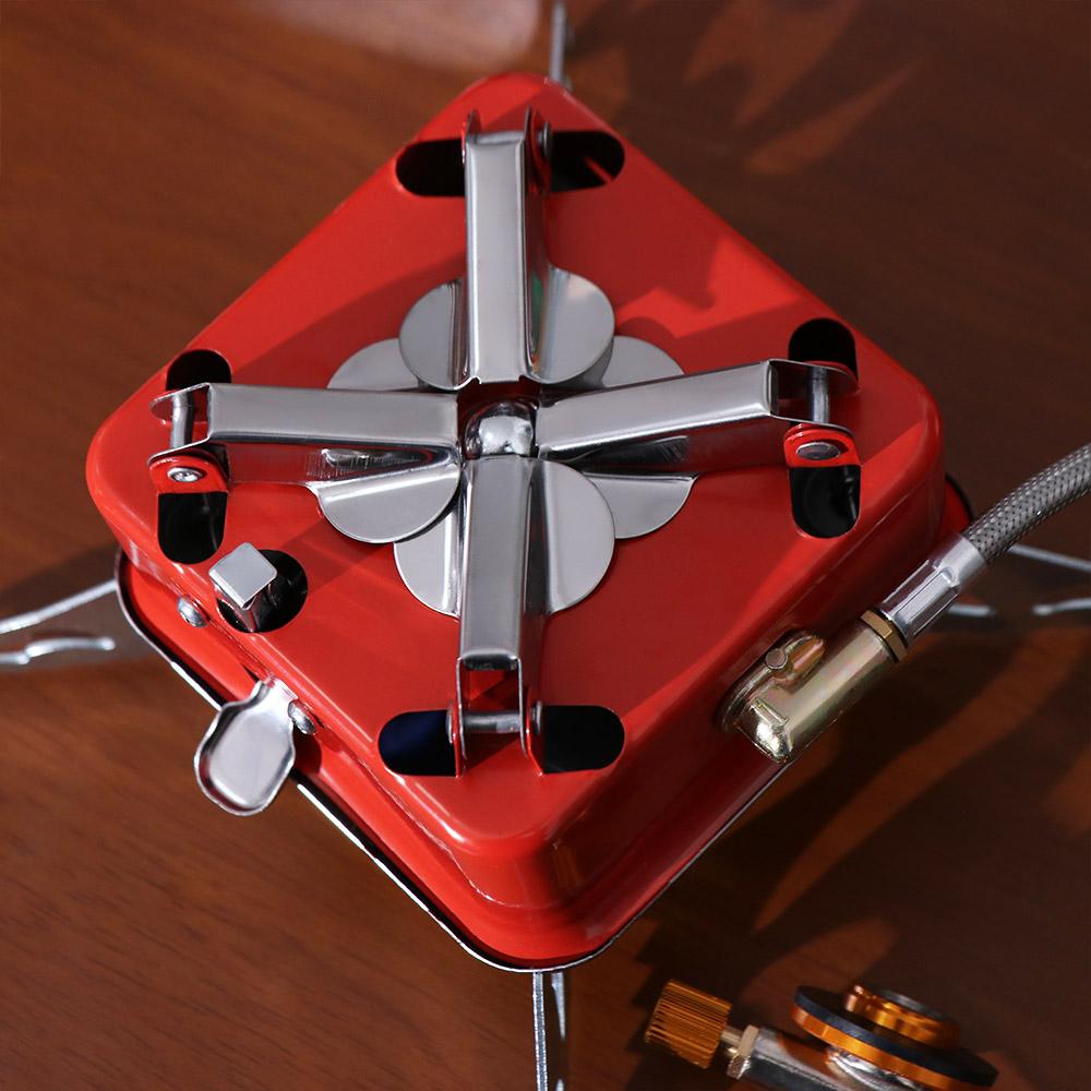 High Power Square Cassette Stove 2800W Fondue Gas Cooker Cookware Folding Gas Burner Wild Camping