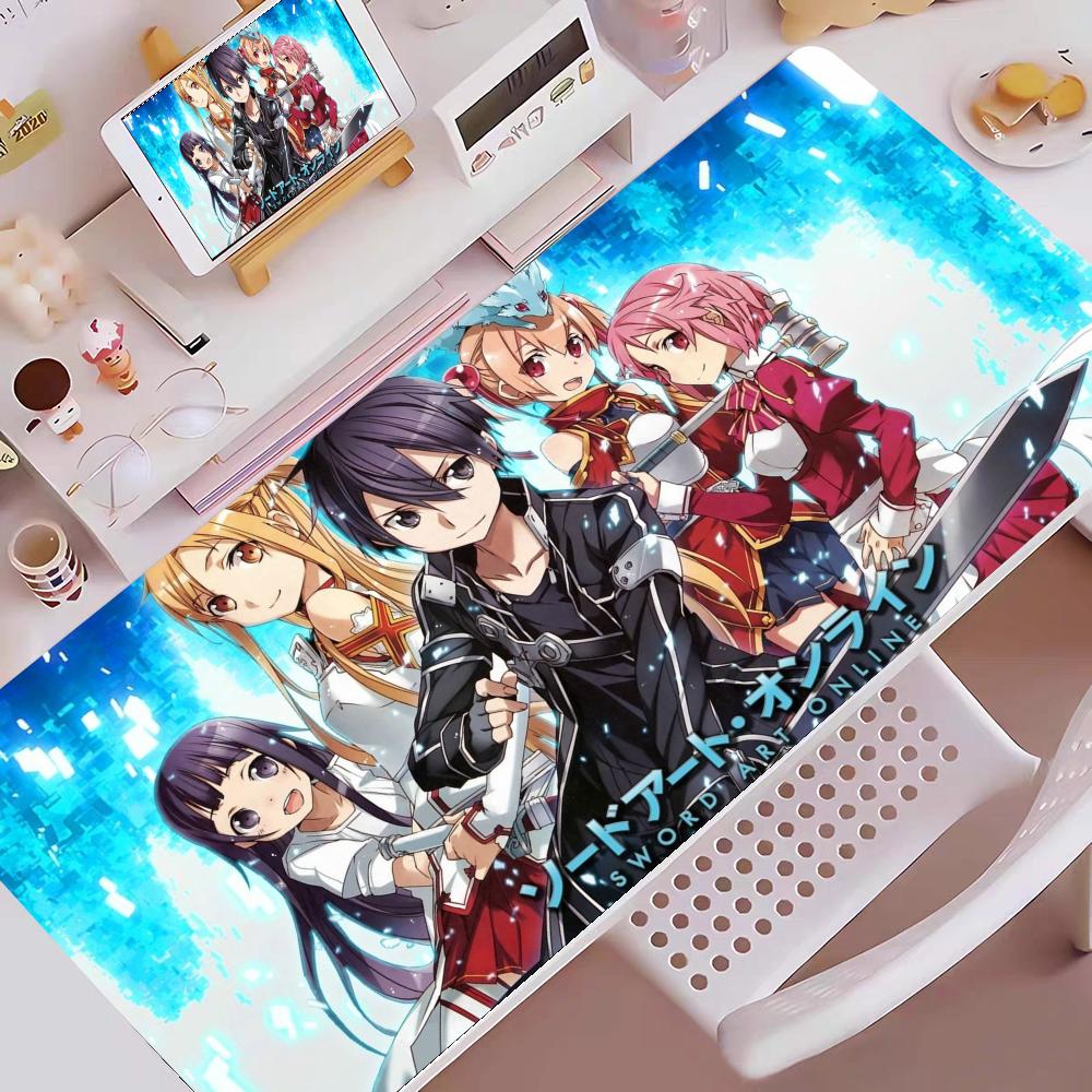 AAA S Sword Art Online Коврик для мыши Игровой коврик для мыши E-sports увеличенный персонализированный коврик для стола коврик для клавиатуры и мыши
