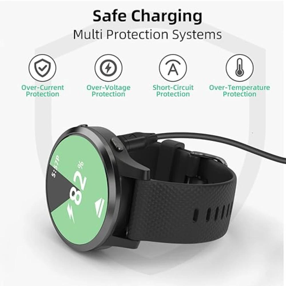 For Garmin Fenix 5 5S 5X Plus 6 6S 6X Pro 7 7S 7X Chargers USB-C Charger Smart Watch Charging Cable Replacement Charger 3.3ft