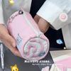 Pink Pencil Case Large Capacity Pen Box Portable Pen Bag  School Office