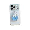 Очаровательный чехол-подставка в виде кролика для iPhone 17/16 Pro Max/15 Pro
