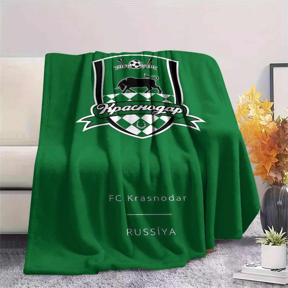 1PC FC Krasnodar Pride Blanket, High quality Comfortable for All Seasons, Home Decor, Warmth and Comfort