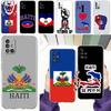 Чехол для телефона Samsung A15 A13 A35 A55 A51 A71 A41 A31 A21S A03S A05 A17 A23 A25 A33 A53 A73 5G A07 4G Обложка доставка Флаг Гаити