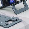 Foldable Metal Phone Holder easy carry  Designs Adjustable Aluminum Stand for Easy Pocket Storage & Hands Frees Viewing