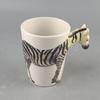 Креативная кружка в форме ленивца, в форме зебры, мультяшная керамическая чашка, милая чашка для молока, чашка для завтрака, керамическая