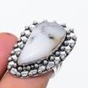 Natural Dendrite Opal Gemstone 925 Sterling Silver Jewelry Ring Size 7 B1f71