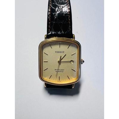 Б/у TISSOT STYLIST QUARTZ Мужские часы Tissot Stylist Quartz с золотым циферблатом