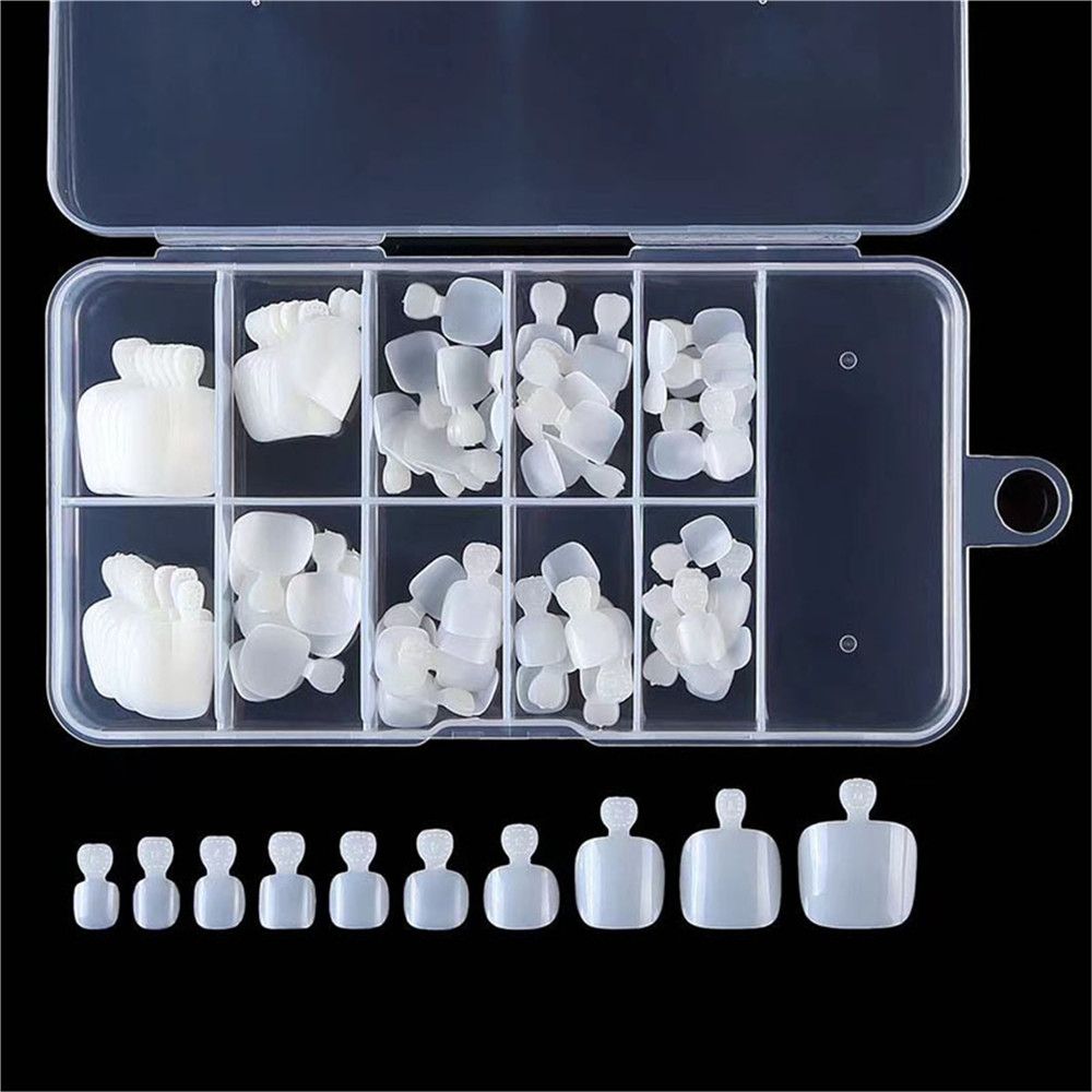 100 шт. Маникюр Полное покрытие Наращивание ногтей Советы для ногтей на ногах Таблетка для ногтей на ногах Советы для ногтей на ногах Накладные ногти на ногах