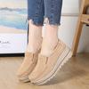 Fashion Women Flats Shoes Woman Platform Slip On Flats Sneakers Women Suede Ladies Tenis Loafers Moccasins Casual Shoes 2024