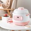 1L Large Capacity Mini Slow Cooker Anti-Dry Burn Easy Operation Electric Smart Ceramic Soup Porridge Cooker Multifunction Cooking Pot