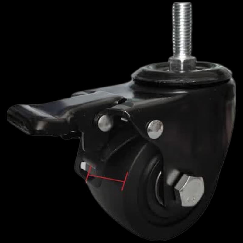 Chunhe 3-inch Universal Caster Wheel with Brake
