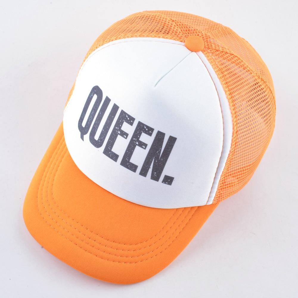 Children Baseball Cap Kids Summer Breathable Mesh Caps King And Queen Snapback Caps For Boys Girls