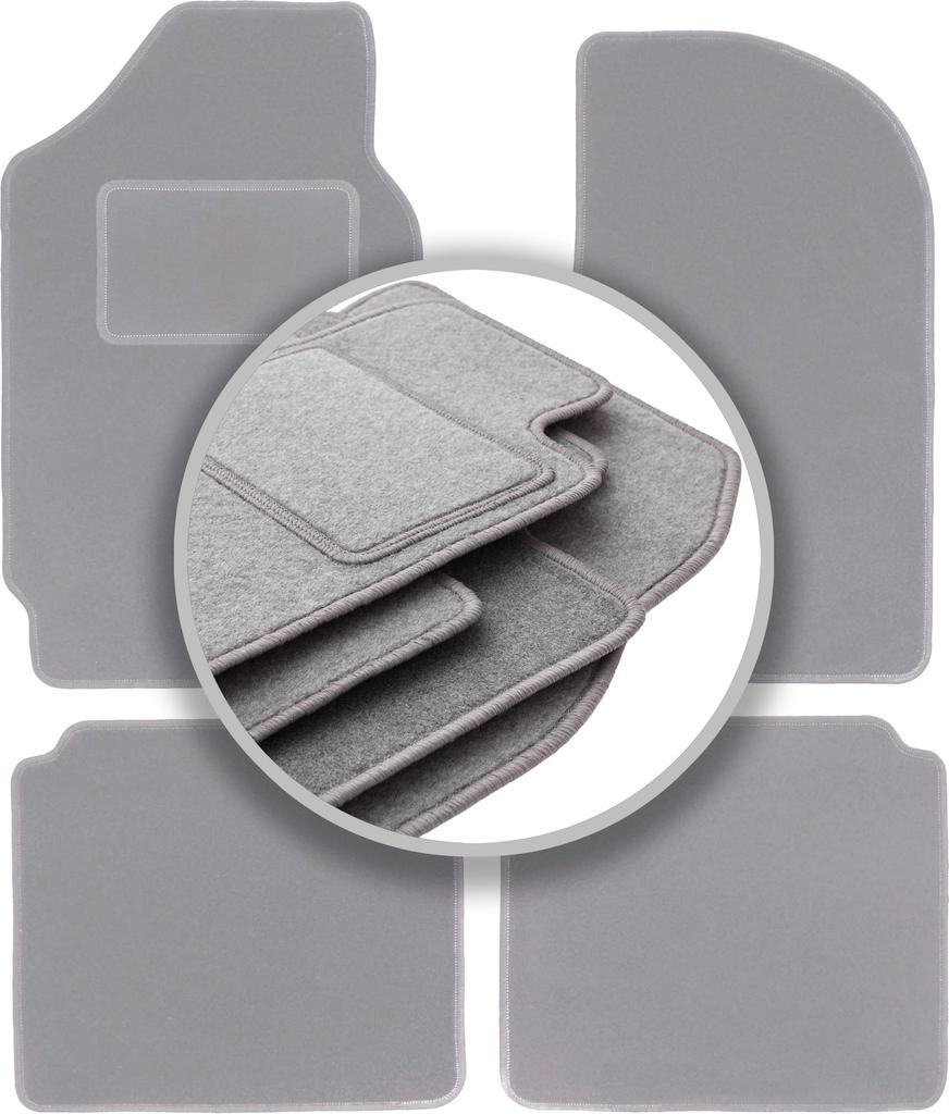 Gray car mats for: Polski Fiat 125P sedan (1967-1991)