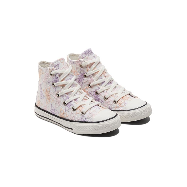 Converse Chuck Taylor All Star High Top Canvas Shoes Kids Sneakers Pink Purple A01616C