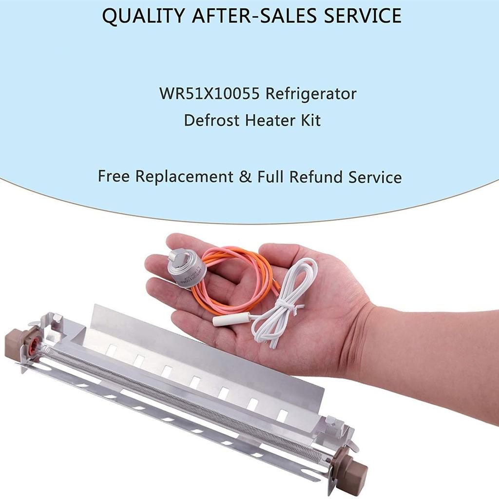 WR51X10055 Refrigerator Defrost Heater Refrigerator Temperature Sensor Defrost Heater WR50X10068 Defrost Thermostat
