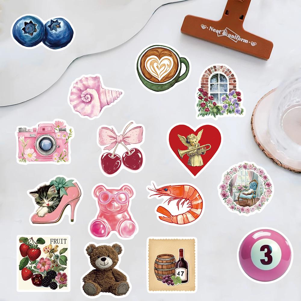 10/50 шт эстетические наклейки Pinterest украшения мода Harajuku наклейки для стакана воды ноутбук скрапбук блокнот дневник наклейки