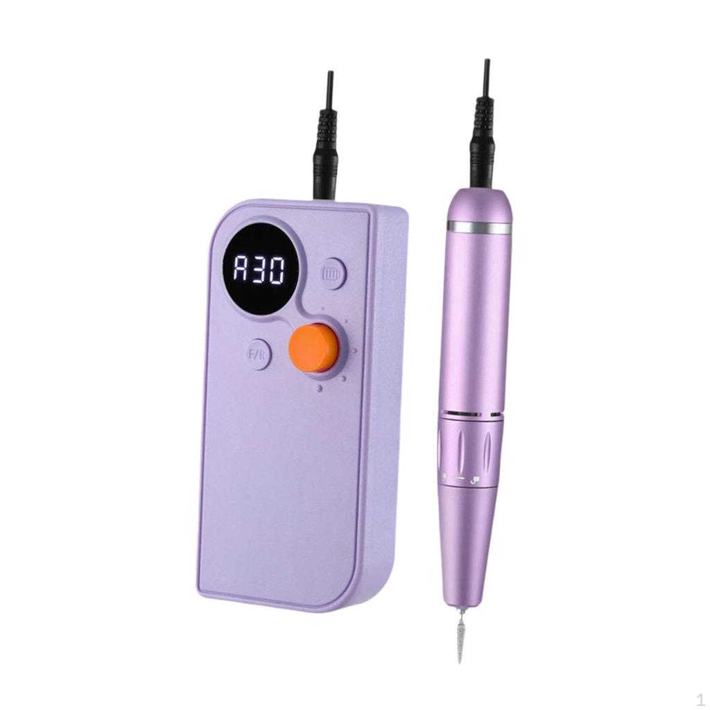 Electric Nail Drill Machine Manicure Pedicure Tool, Professional LCD Display with Bits