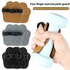1 Pair Cat Paw 4-Finger Anti-Slip Workout Grips Faux Leather Palm Protection