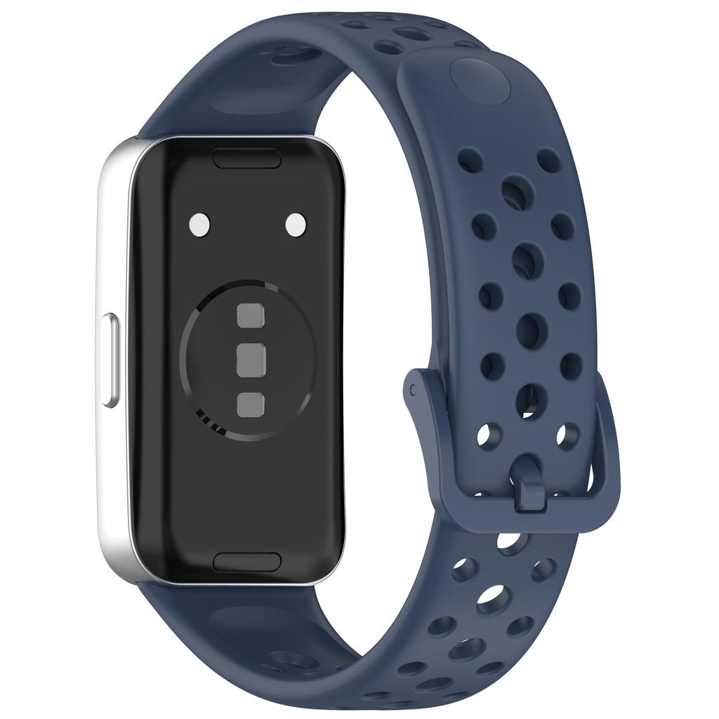Силиконовый ремешок для Huawei Band 10/10 NFC/9/9 NFC/8/8 NFC, дизайн с множеством отверстий, ремешок для смарт-часов