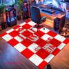 Stade de Reims poster Carpet Rug for Living Room Bedroom Home Sofa Decoration,Kids play Nonslip Floor Mat
