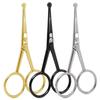 Round Head Safety Cuticle Manicure Scissors Professional Small Clipper Eyebrow Nose Hair Cut Trimming Tweezers Beard Scissors