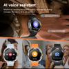 2025 Новые наружные GPS-траектория Смарт-часы Водонепроницаемые часы Bluetooth Call Health Monitor Смарт-часы для мужчин для Android IOS