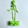 with Suction Base Dancing Skeleton Aquarium Bubbler Wiggling Skeleton Ornament  Aquatic Landscaping