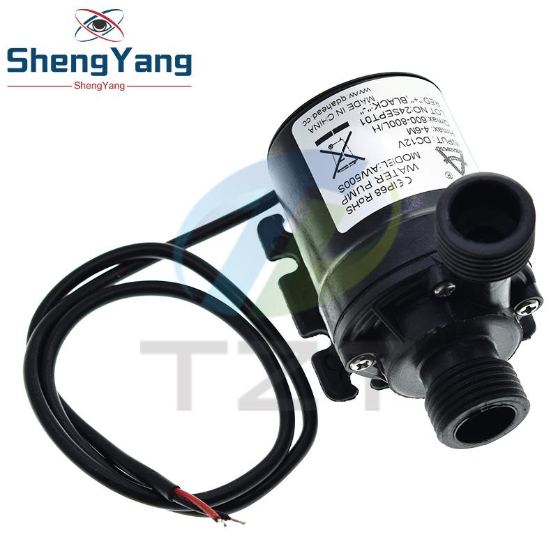 Ультра тихий водяной насос Mini DC 12V 19W 800L/H бесщеточный двигатель погружной аквариумный водяной насос пруд фонтан для аквариума сад