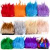 1Meter Natural Pheasant Chicken Feather Trims 10-15Cm Ribbon Sewing Feather For Craft Accessories Party Costume Plume Decoration