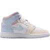 Air Jordan 1 Mid SE Grade School 'Half Blue' (Unisex) Half Blue / Pale Ivory / White / Half Blue Kids' Basketball Shoes IB7057 403