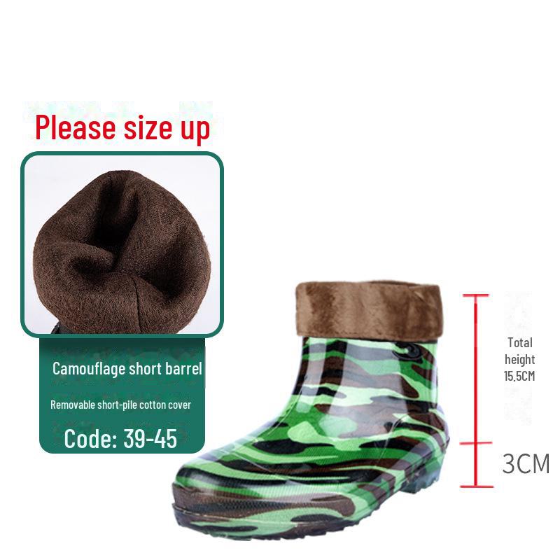 Мужские камуфляжные водонепроницаемые строительные ботинки с высоким голенищем 2025