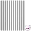 VidaXL Foam Sleeves for Trampoline Pole 12 Pcs 92.5cm Grey