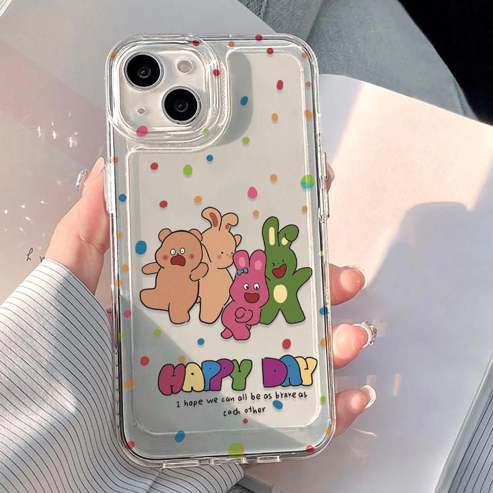 Чехол для телефона для iPhone 11 12 13 14 15 16 17 Pro Max Чехол Samsung A36 A56 A06 A05 A15 A55 Чехол Xiaomi 11 12 Redmi 12C Note 11 12 13 9 10 C65 Милый