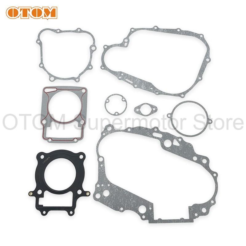 OTOM Motorcycle Engine Complete Gasket Kit Cylinder Head Crankcase Crankshaft Tensioner Seal Gasket For ZONGSHEN ZS175FMN PR300