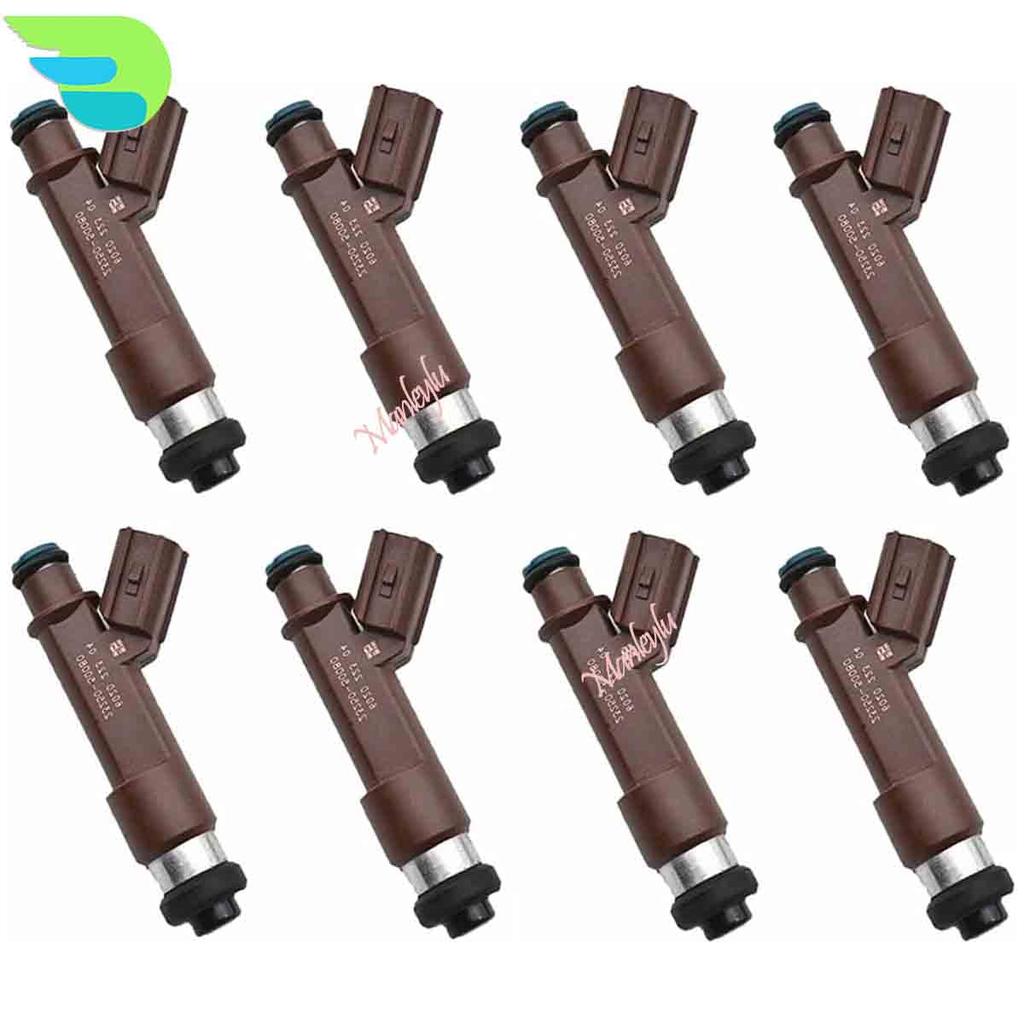 4PCS 23250-0F020 23250-50060 232500F020 23209-50080 Fuel Injector Nozzle For Toyota Tundra Sequoia For Lexus GX470 LX470 4.7L