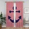 Кухонные шторы Детская комната Якорь Шторы для гостиной Шторы от комаров Шторы для камеры Украшения на Хэллоуин Раздел