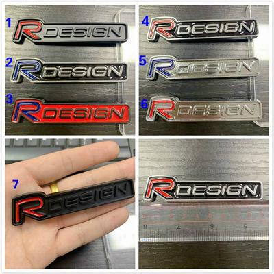 R дизайн стайлинга автомобилей наклейка 3D значок эмблема для Vo + lvo Rdesign XC90 V70 S80 V50 V40 V60 C30 S70 S90 V90 аксессуары