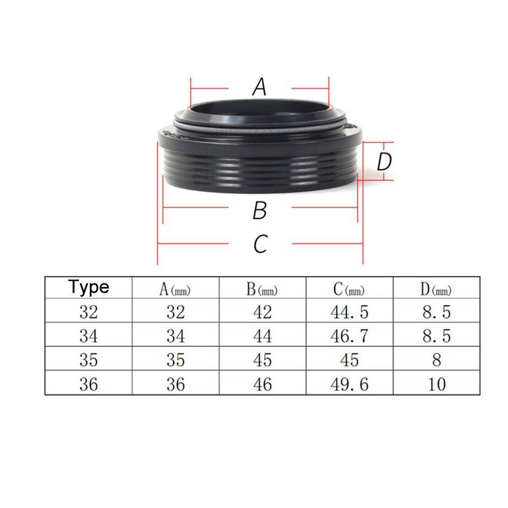 32mm/34mm/35mm/36mm Bike Fork Seal Universal Bicycle Suspension Oil Seal Fork Dust Seal