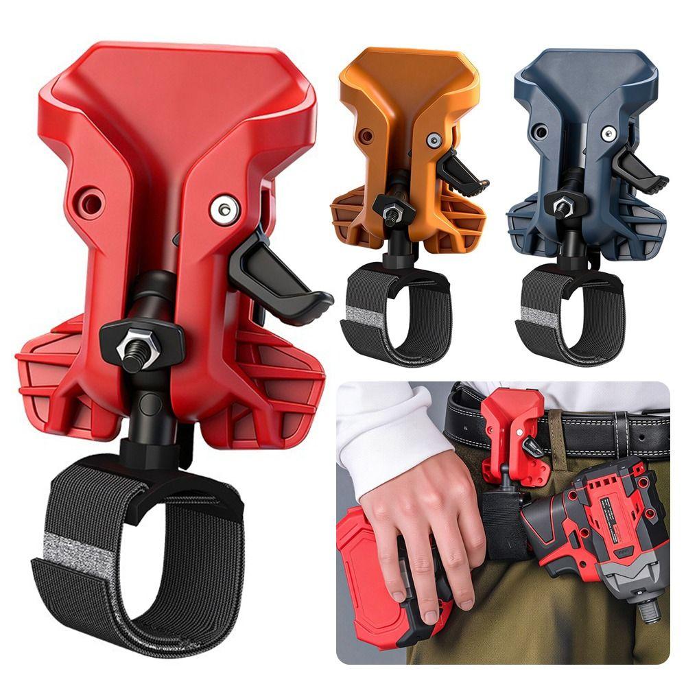 Self-locking Drill Holder Belt Clip Quick Release High-hardness Quick-hook Tool Holder Portable Tool Organizer