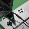 Portable 3.5mm In-ear Headphones in Ear High Definition Wired Headset Stereo Deep Bass InEar Microphone